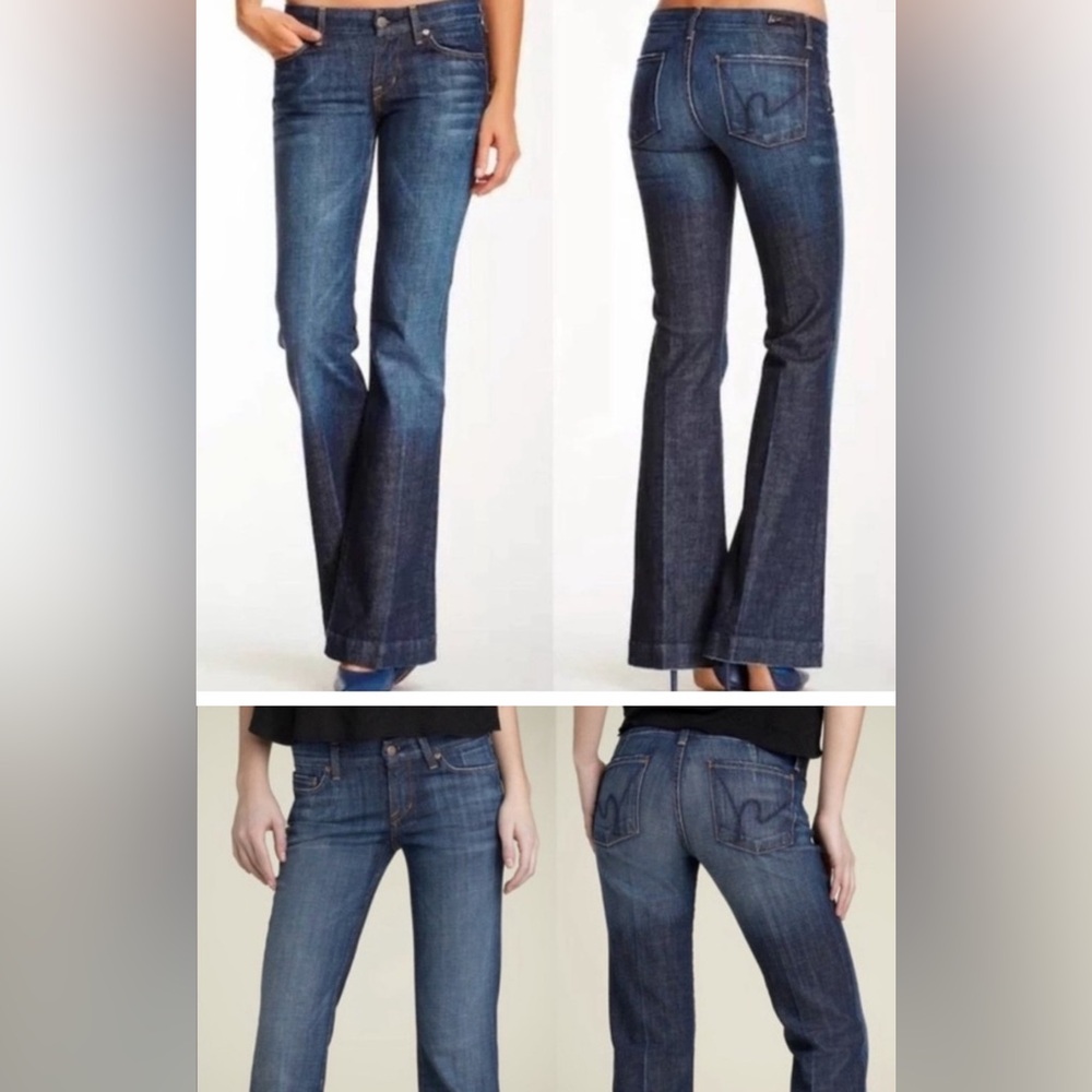 Citizens Of Humanity Faye #003 Stretch Low Waist Full Leg Women’s Jeans Size 27